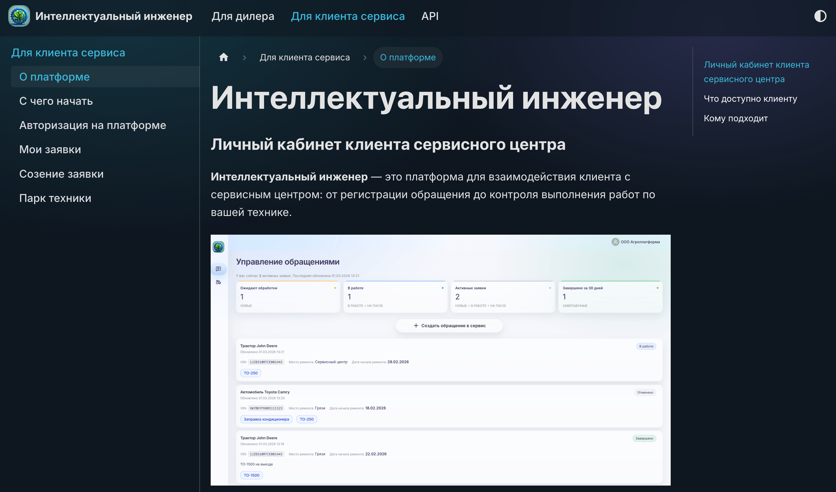 Документация